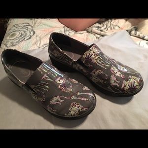 Dansko Work Wonders Zoo Print Clogs